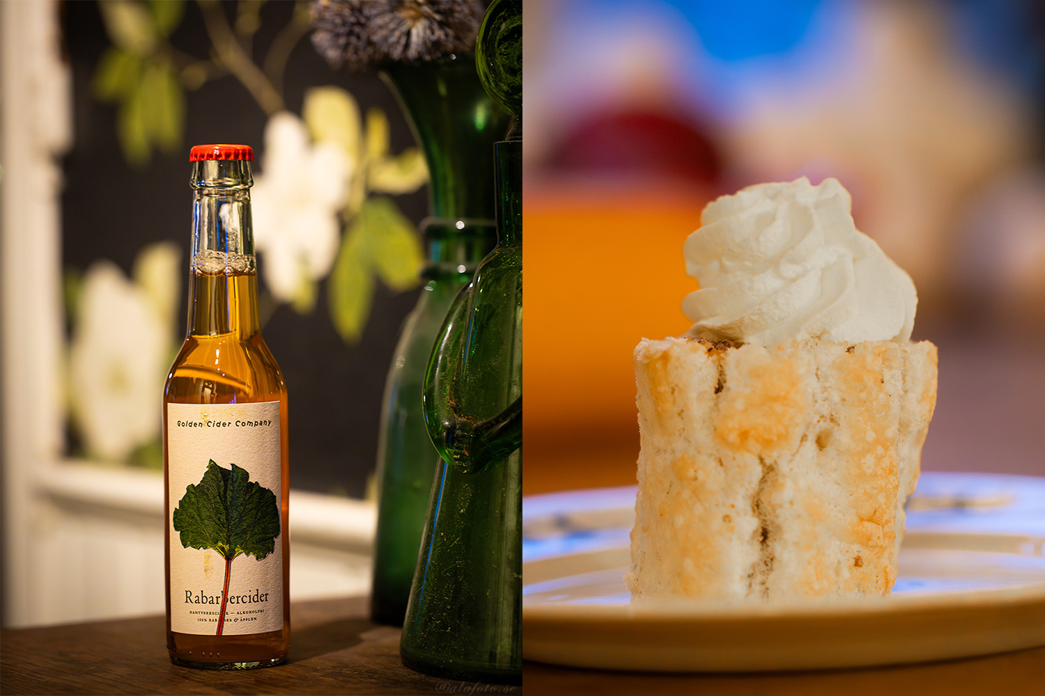 På tur till bostället för att köpa semlor